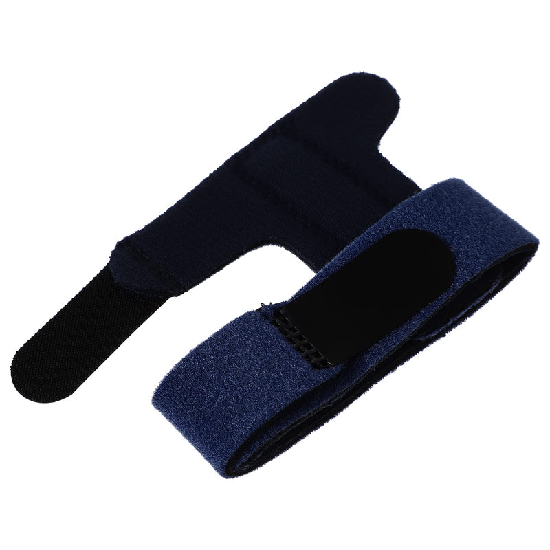 [Australia] - Trigger Finger Splint Brass Knuckle Brace Finger Protectors Hands Adjustable Full Finger Splints, Middle Finger Support - Tendon Release Pain Relief Blue 