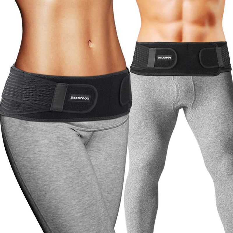 [Australia] - Backtour Si Belt Sacroiliac Belt for Women and Men That Alleviate Sciatic, Pelvic,Lower Back and Leg Pain, Stabilize SI Joint,Breathable Anti-Slip Sacroiliac Hip Brace Fit Hip Size 30" - 42" 