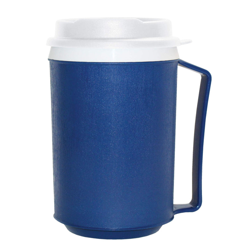 [Australia] - Rehabilitation Advantage Weighted Insulated Mug with Tumbler Lid (12oz), Blue 
