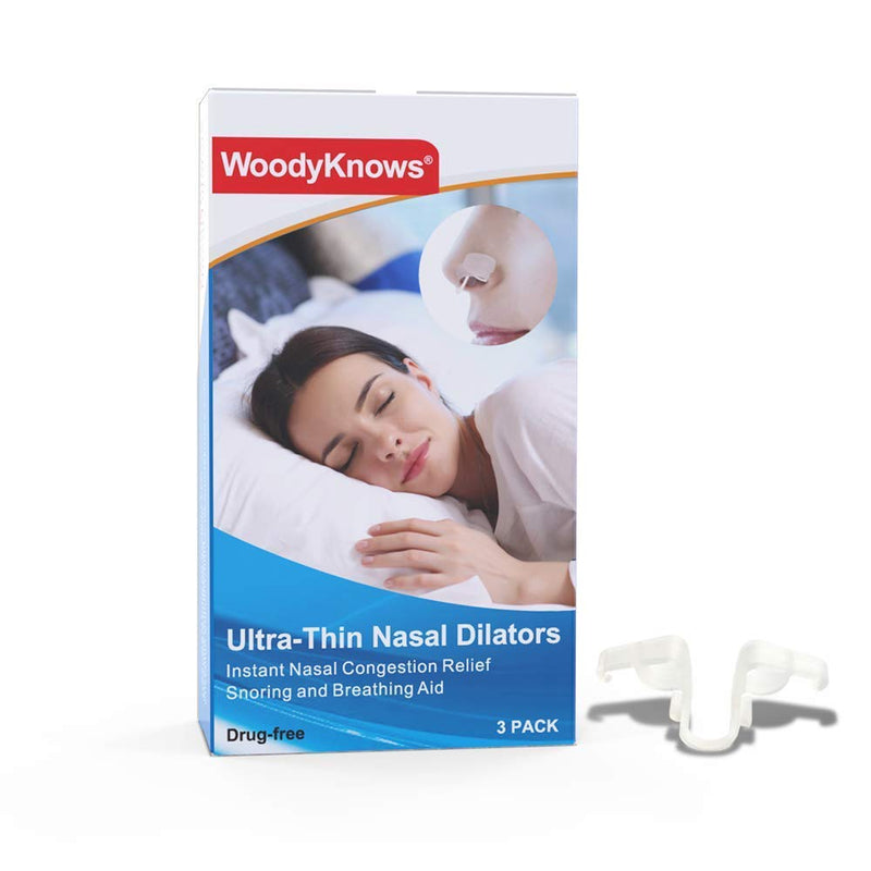 [Australia] - WoodyKnows Ultra-Thin Nasal Dilators (M 3 Pack) M 3 Pack 