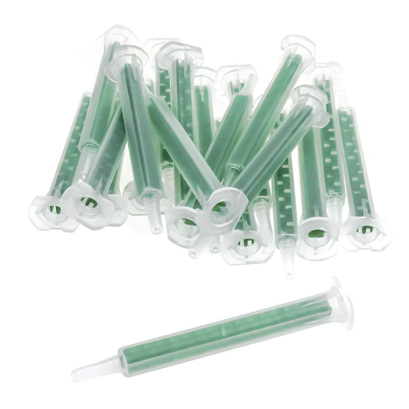 [Australia] - Xiaoyztan 20 Pcs 1.3ml Volume Epoxy Mixing Nozzle Tip Resin Mixer Fit for 50ml AB Glue Cartridge Glue Applicator Glue Gun 