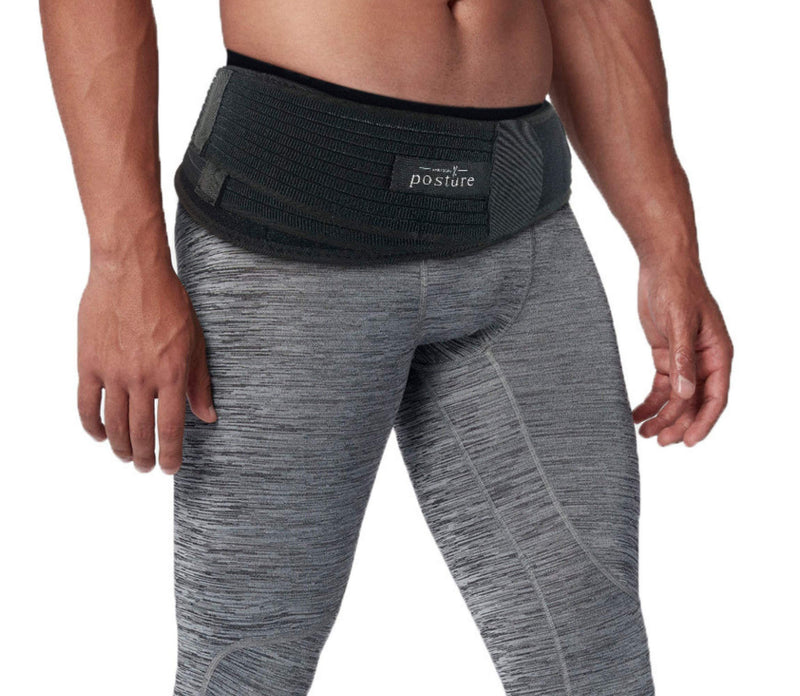 [Australia] - Vriksasana Si Belt for Men and Women That Treat Sciatica, Including Pelvic, Back and Leg Pain Nerve Pain, Stabilize Sacroiliac Joint | Trochanter Brace | Anti-Slip and Pilling-Resistant (REGULAR SIZE) Regular 