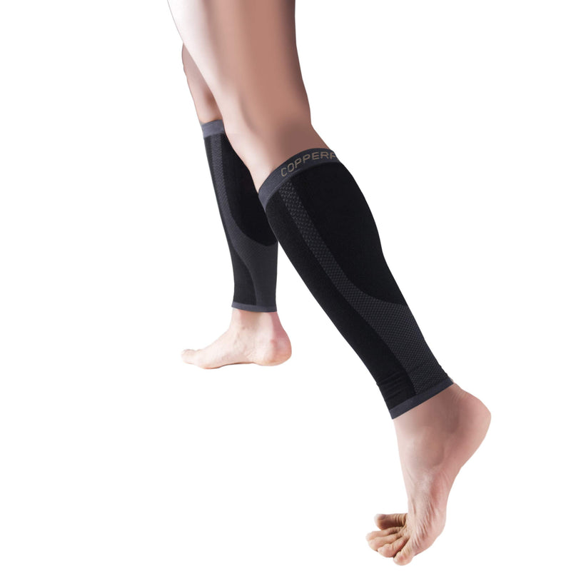 [Australia] - Copper Fit Unisex Calf Compression Sleeves Large/X-Large 