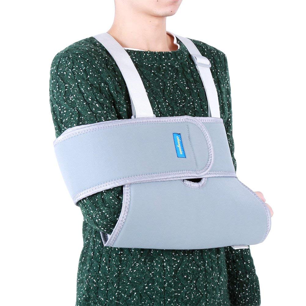 [Australia] - Arm Sling Shoulder Immobilizer Rotator Cuff Elbow Support Brace Adjustable Strap Medical Sling for Men and Women 