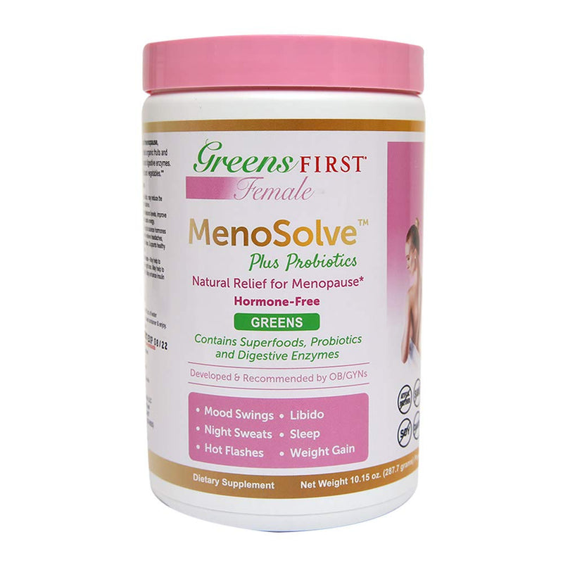 [Australia] - Greens First Female MenoSolve Plus Probiotics, Natural Relief for Menopause, 10.15 Ounce 