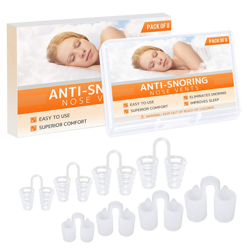 [Australia] - Premium Nose Relief Nasal Dilator - (8 Various Sizes) - Extreme Comfort and A Simple Solution for a Sleeper - Perfect for Nasal Breathers by Mobi Lock Beauty 