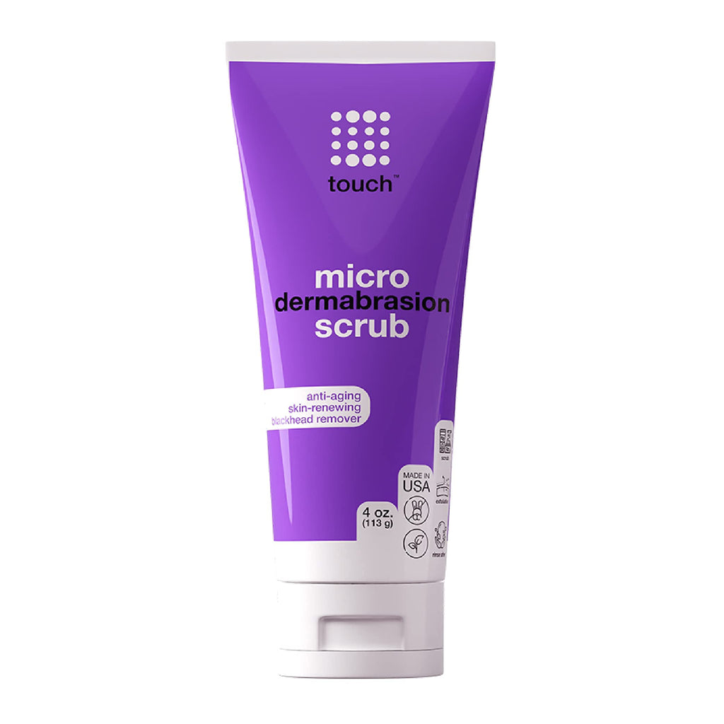 [Australia] - Microdermabrasion Facial Scrub and Face Exfoliator - Exfoliating Face Scrub Polish Cream with Dermatologist Crystals for Anti-Aging, Acne Scars, Dullness, Wrinkles, and Pores - Large 4 Ounce Size 