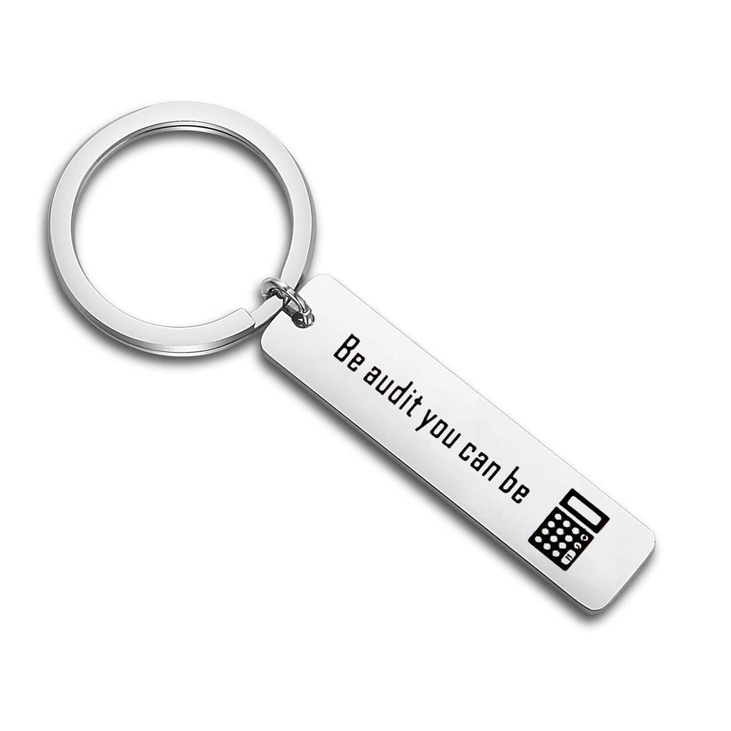 [Australia] - MYOSPARK Accountant Gift Graduation Gift for Accountant CPA Gift Be Audit You Can Be Keychain Auditor Jewelry Audit Keychain 