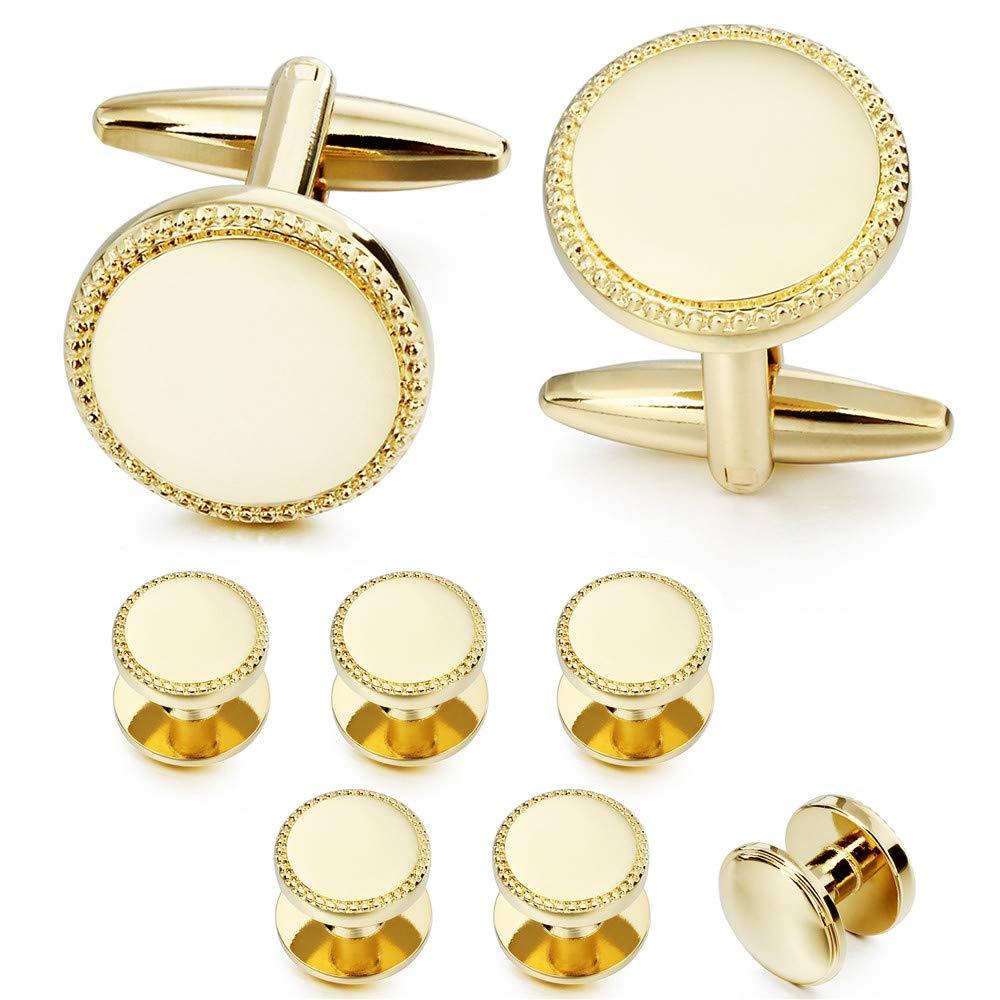 [Australia] - HAWSON Shinny Cufflinks and Studs Set for Men 401431 