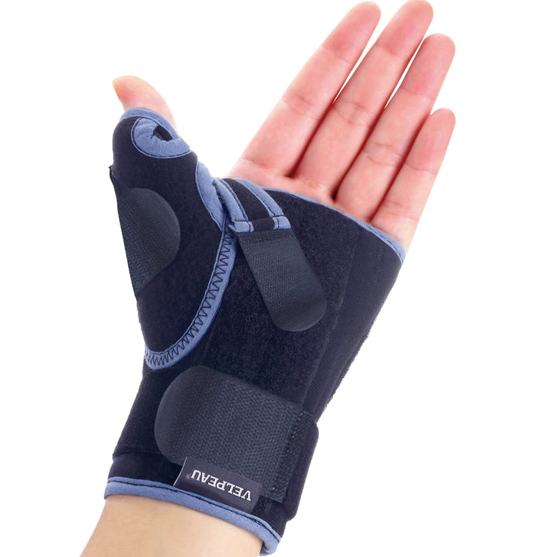[Australia] - VELPEAU Wrist Brace with Thumb Spica Splint for De Quervain's Tenosynovitis, Carpal Tunnel Pain, Stabilizer for Tendonitis, Arthritis, Sprains & Fracture Forearm Support Cast (Short, Left Hand -S) Small (Pack of 1) Short Version-left Hands 
