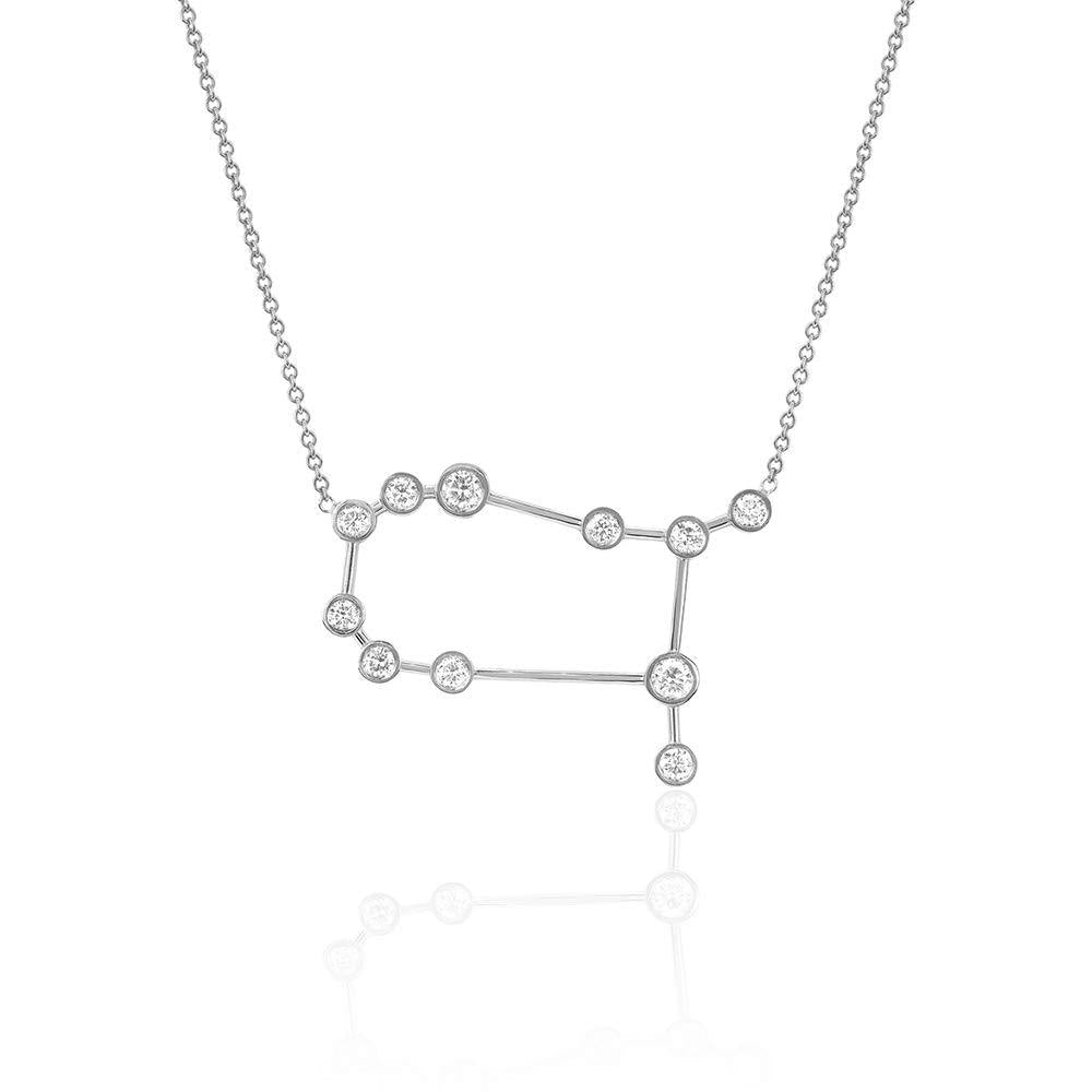 [Australia] - Sterling Silver Zodiac Necklace Constellation Jewelry Birthday Gift Sorority Sister Gift Gemini [May 21 - Jun 20] 