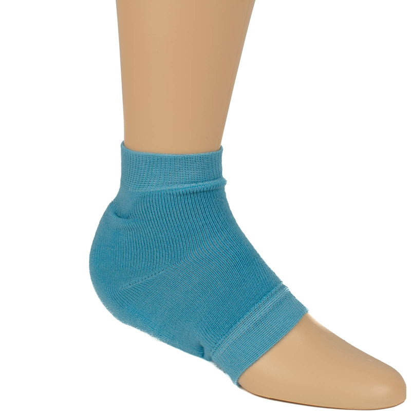 [Australia] - Rolyan-77706 Premium Heel/Elbow Protector, Medium, Blue, Foam Padded Sleeve for Skin Protection and Shock Absorption from Impacts, Durable Cushioned Sleeve for Athletic Use in Diffusing Pressure 