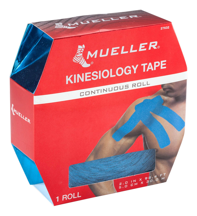 [Australia] - Mueller Kinesiology Tape, Continuous Roll, Blue, 30 Meters 