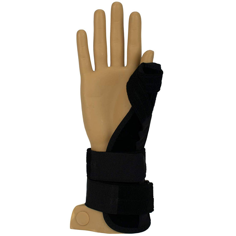 [Australia] - Rolyan Universal Thumb Spica Splint, Wrist Brace and Thumb Support, Thumb Immobilizer Adjusts to Fit Any Patients, Forearm Brace Fits Both Left and Right Wrists with Adjustable Straps 