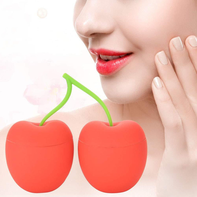 [Australia] - Women Lip Plumper Device, Acogedor Portable Lip Enhancer Plumper Tool, Women Sexy Mouth Beauty Tool Cherry-Shaped Silicone Lips Beauty Tool 