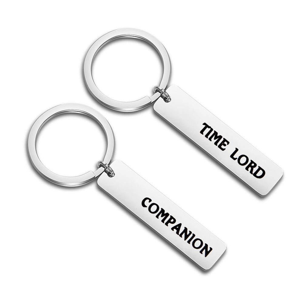 [Australia] - bobauna Time Lord Companion Keychain Set Doctor Who Gift for Fans BFF Couple 