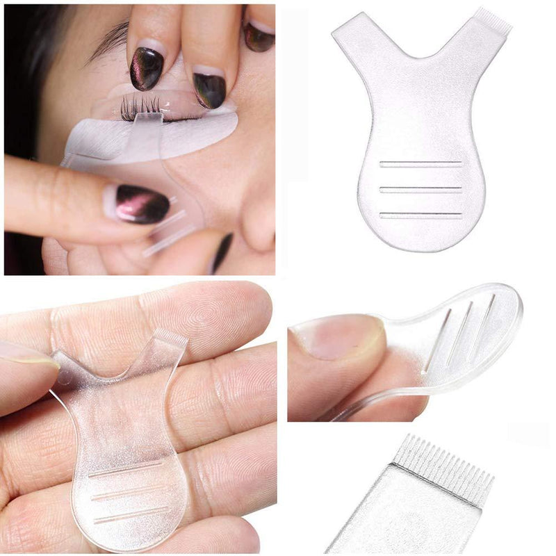 [Australia] - Mwellewm 10pcs Eyelash Extension Supplies,Grafting Eyelashes Lash Lift Brush Makeup Beauty Tool,Makeup Utensil Reusable Perm Mini Y Shape Eyelash Brush for Eyelash Extension Clean Up 