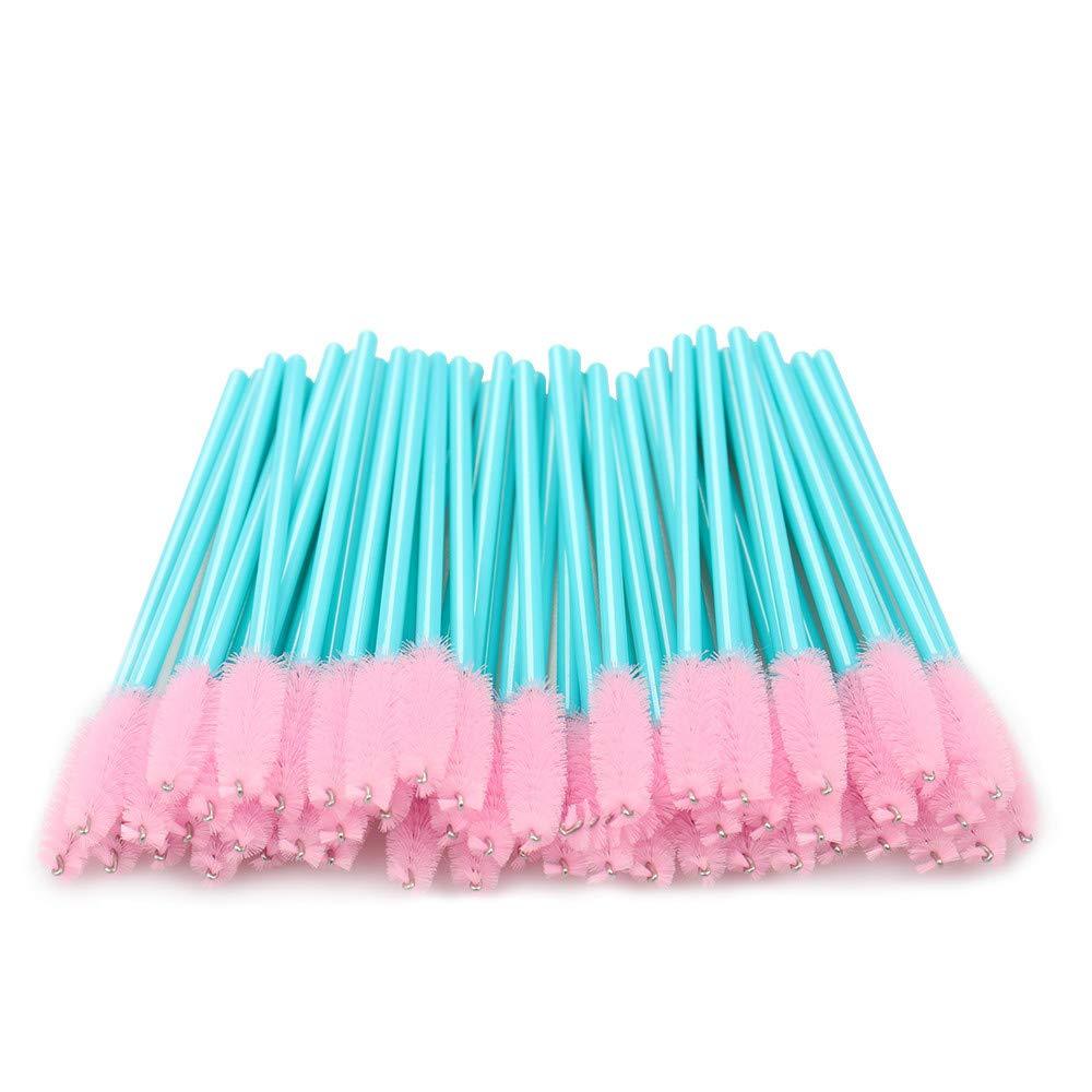 [Australia] - 300 Pack Disposable Mascara Wands Eye Lash Brushes Eyelash Extension Tool Makeup Brush Kit, Blue/Pink Blue/Pink-300pcs 