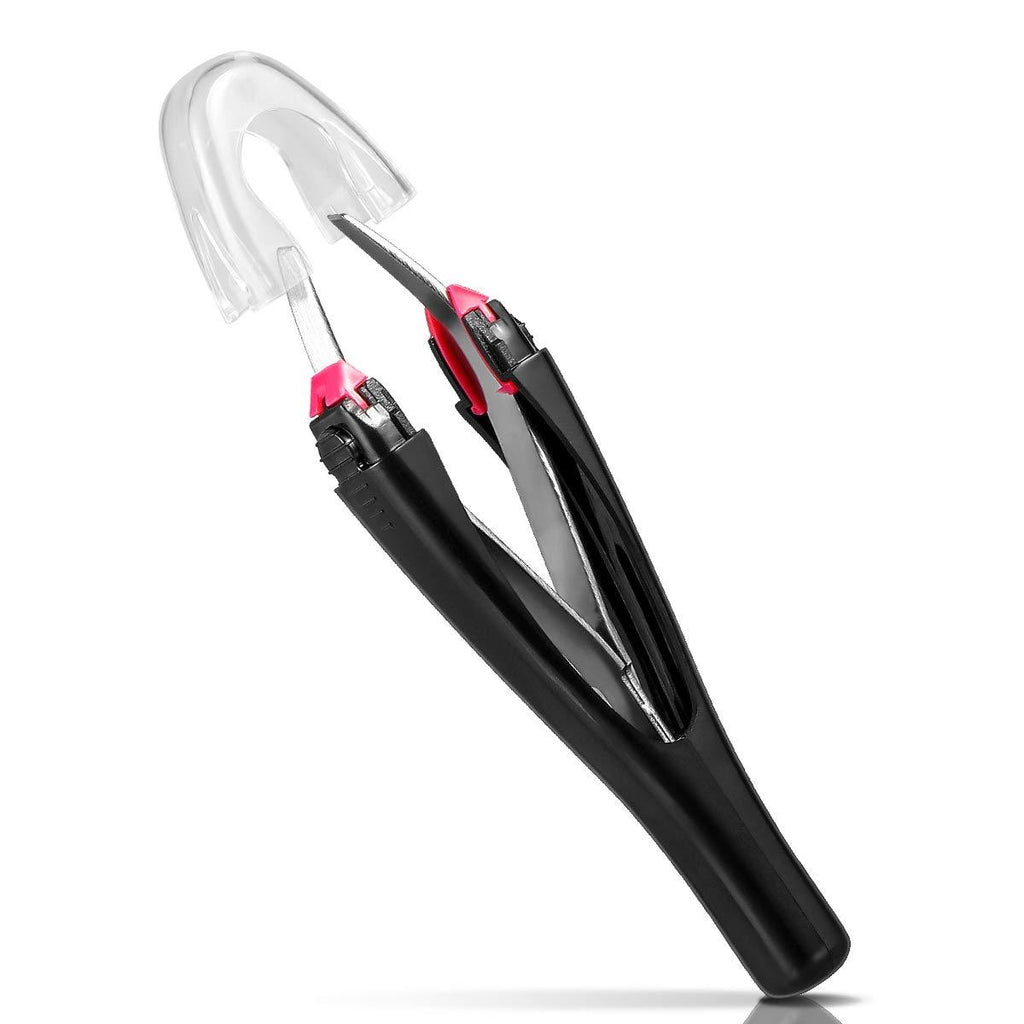 [Australia] - Lurrose Automatic Elastic Eyebrow Tweezer Retractable Tweezer for Eyebrow Removal (Color Random) 