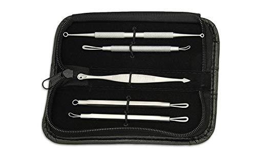 [Australia] - 5pcs Blackhead Acne Whitehead Pimple Blemish Extractor Remover Tool Set 