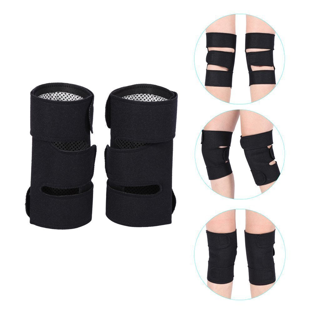 [Australia] - 1 Pair Tourmaline Self-heating Knee Braces，Acogedor Magnetic Therapy Knee Sleeve，Knee Support for Arthritis Pain Knee massager 