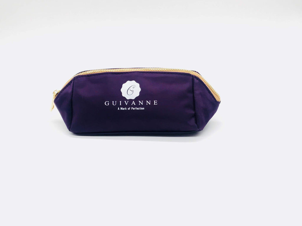 [Australia] - Cosmetics Bag- Hand Stitched Oxford Nylon (fine twill) (Purple) Purple 