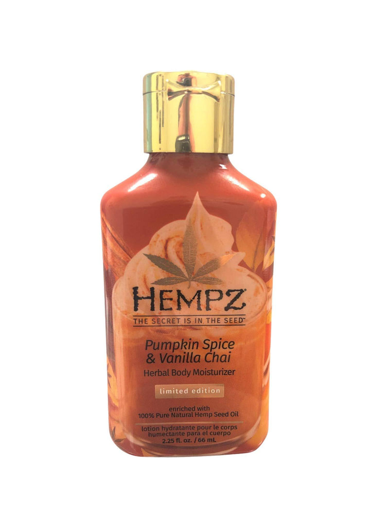 [Australia] - Hempz Pumpkin Spice & Vanilla Chai Herbal Body Moisturizer 2.25oz Travel Size 
