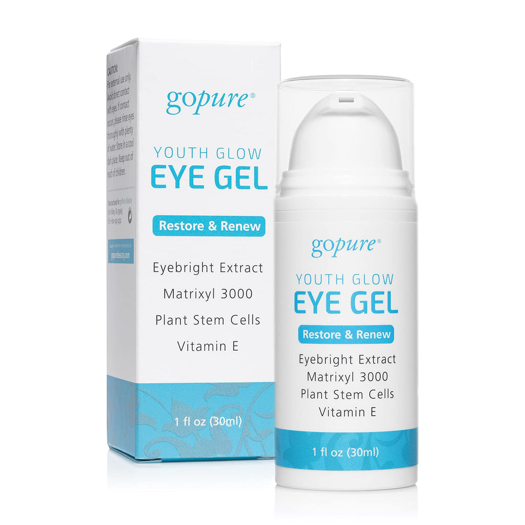 [Australia] - goPure Eye Gel - with Plant Stem Cells, Matrixl 3000, & Aloe Vera - 1oz 