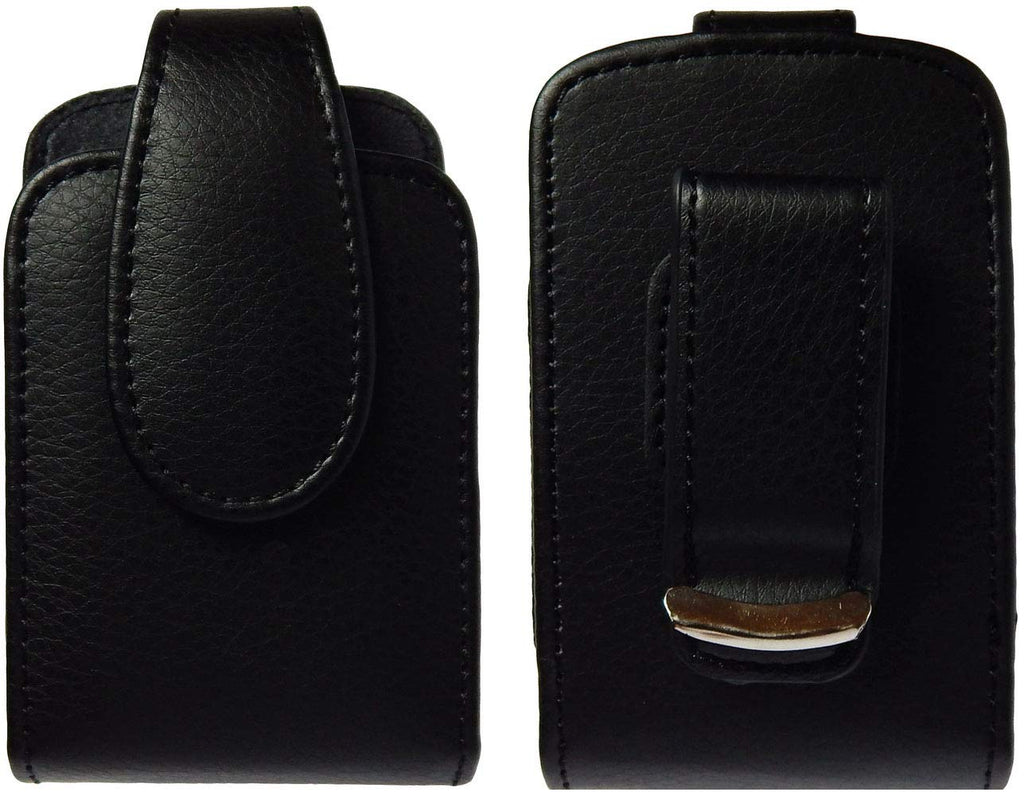 [Australia] - usastar-SNK Premium Classic Style Pouch case with Belt Clip for Tandem Diabetes Care T:Slim G4 Pump (T:Slim G4 Insulin Pump) (Vertical/Black/1) Vertical/Black/1 