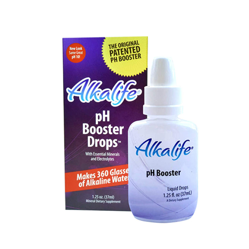[Australia] - Alkalife pH Booster Drops | The First Patented Alkaline Water Booster to Neutralize Acid & Balance pH for Immune Support, Peak Performance, Detox, Overall Wellness, and Reduced Inflammation – 1.25oz 