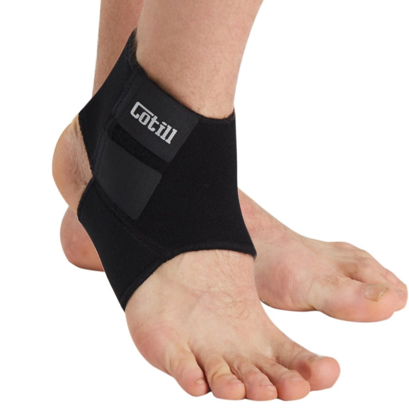 [Australia] - Ankle Support for Men and Women - Neoprene Breathable Adjustable Ankle Brace Sprain for Running, Basketball by Cotill Large 