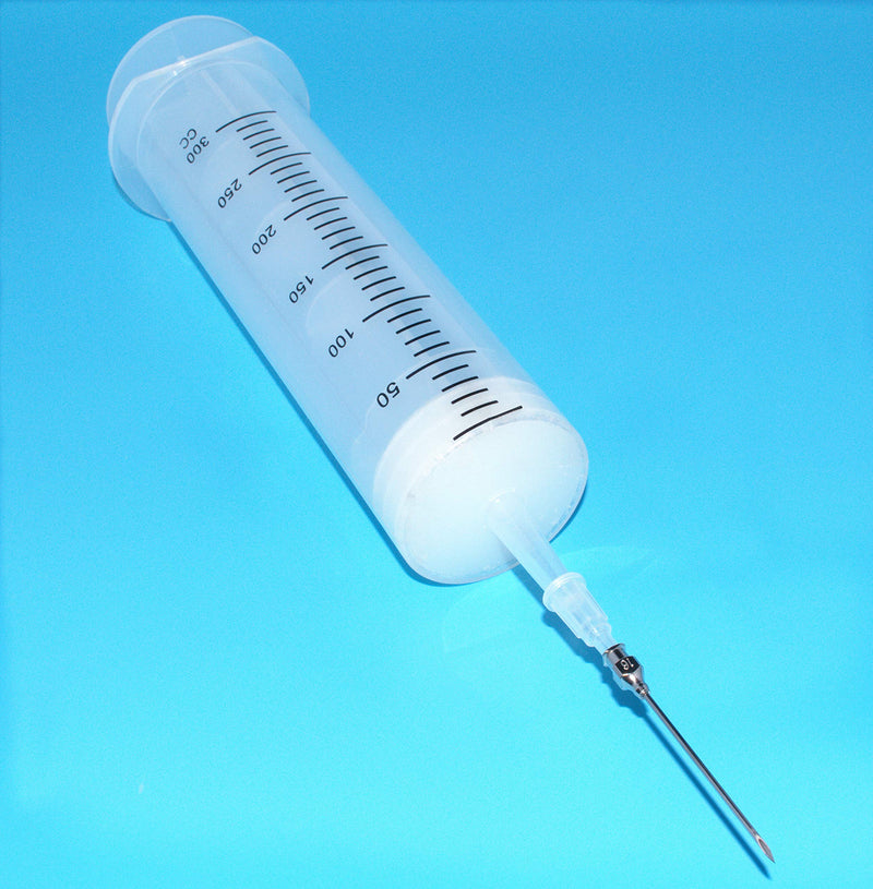 [Australia] - 300ml Syringe, 300cc Syringe,Kitchen Syringe Glue Syringe Plastic Syringe, Large Volume Syringe with Needle, Dispensing Syringes (300ml) 300ml 