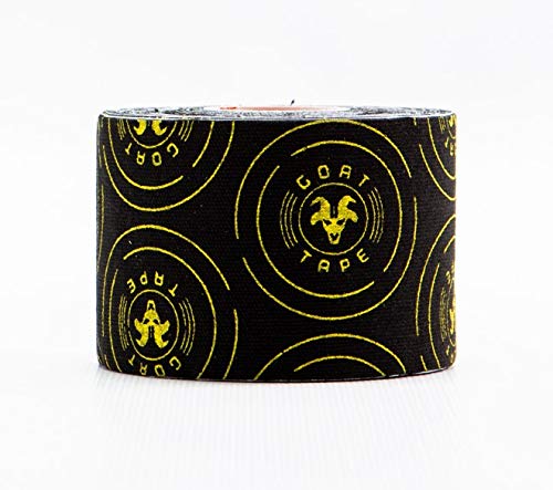 [Australia] - Goat Tape Kinesiology Tape, Pre-Cut Strips Black & Yellow 
