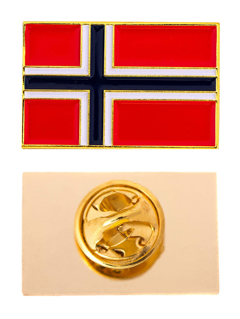 [Australia] - Desert Cactus Norway Country Flag Lapel Enamel Made of Metal Souvenir Hat Men Women Patriotic (Rectangle Pin) 