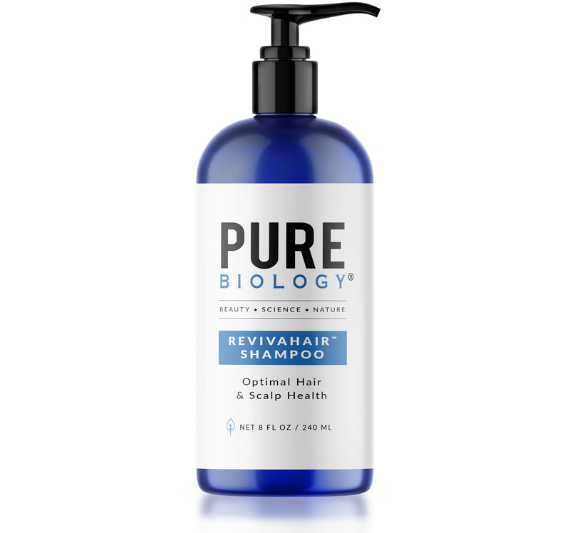 [Australia] - Pure Biology Premium RevivaHair Hair Growth Shampoo | Biotin Shampoo with Clinically Proven Procapil; DHT Blocker Keratin Complex | Shampoo for Thinning Hair and Hair Loss, Women & Mens Shampoo 8oz 