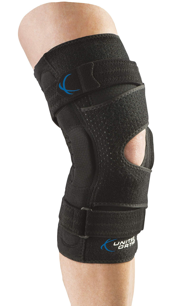[Australia] - United Ortho 300091-09 KulSkyn Patella Stabilizer Hinged Knee Brace-Right, XX Large Right Black 