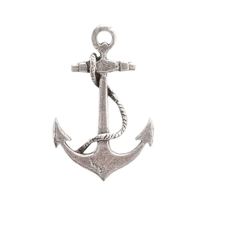 [Australia] - Assorted Fishing Boat Lapel and Hat Pins - Pewter, Copper, Gold, Painted Finishes - Handmade in The USA Anchor Pin antique pewter 