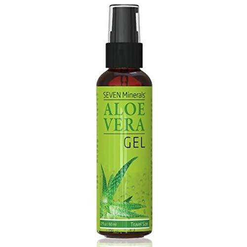 [Australia] - Travel Size Organic Aloe Vera Gel with 100% Pure Aloe From Freshly Cut Aloe Plant, Not Powder - No Xanthan, So It Absorbs Rapidly With No Sticky Residue (2 fl oz) 2 Fl Oz (Pack of 1) 