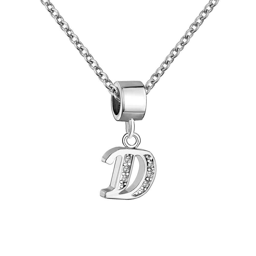 [Australia] - LilyJewelry Initial 26 Letters A-Z Alphabet Necklace Pendant D 