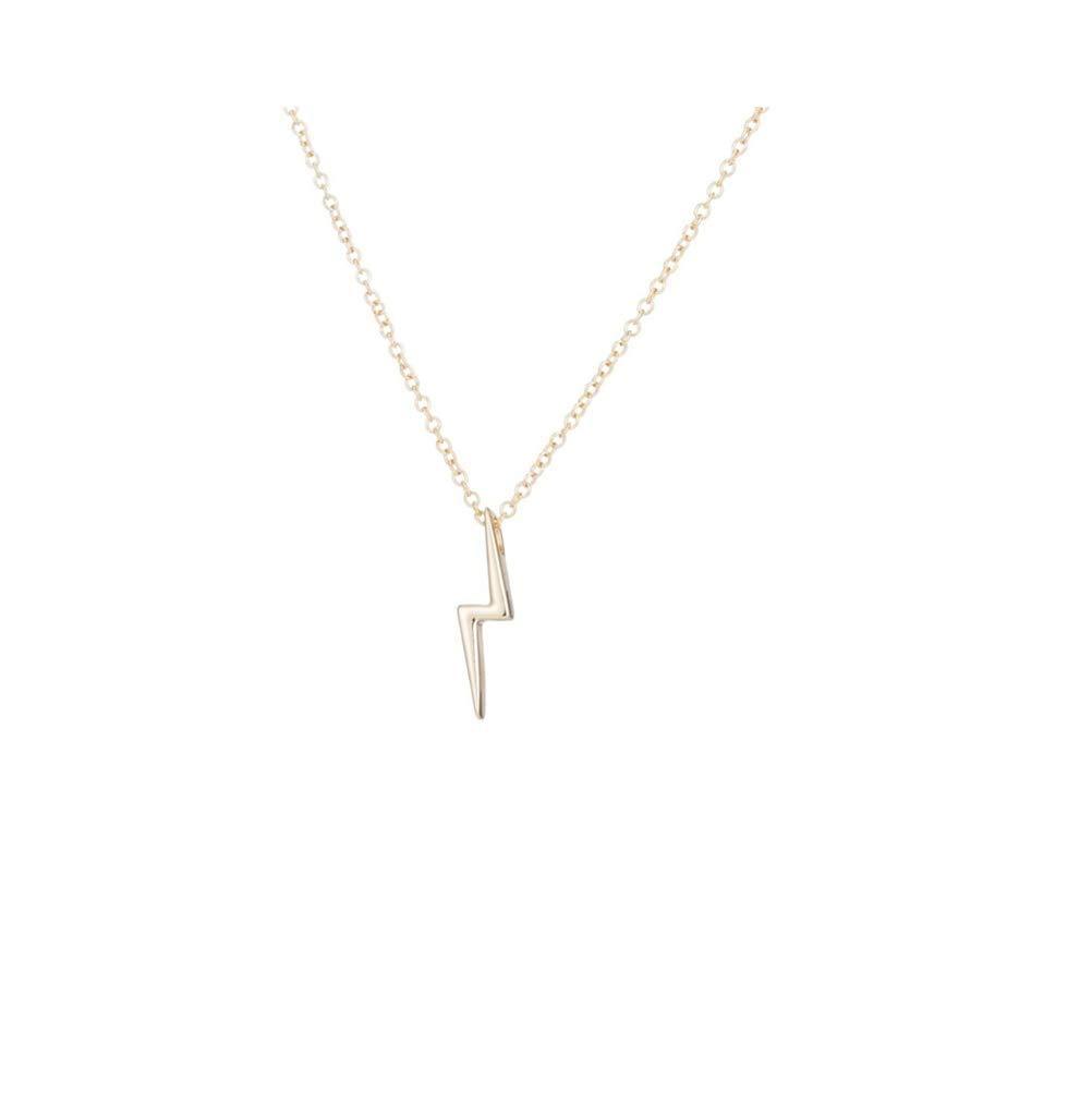 [Australia] - Plum Street Gifts & More Lightning Bolt Pendant with Chain Gold 