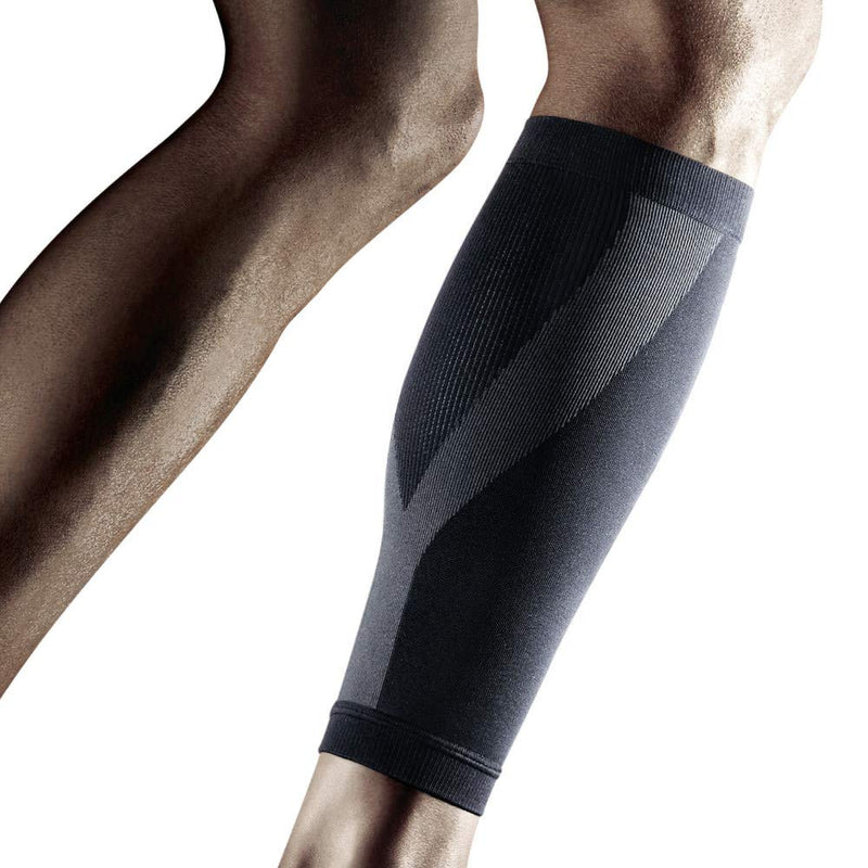 [Australia] - LP SUPPORT 270Z Calf Compression Sleeve - Delay Soreness, Calf Muscle Strain (Black - Small) (Pack of 1) Black 