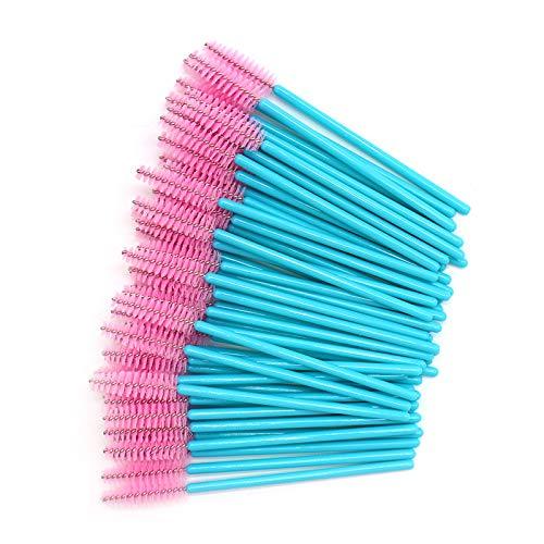 [Australia] - 300 Pack Mascara Wands Disposable Eye Lash Brushes Applicator for Eyelash Extensions Makeup Brush Tool, Blue/Pink Blue/Pink-300Pcs 