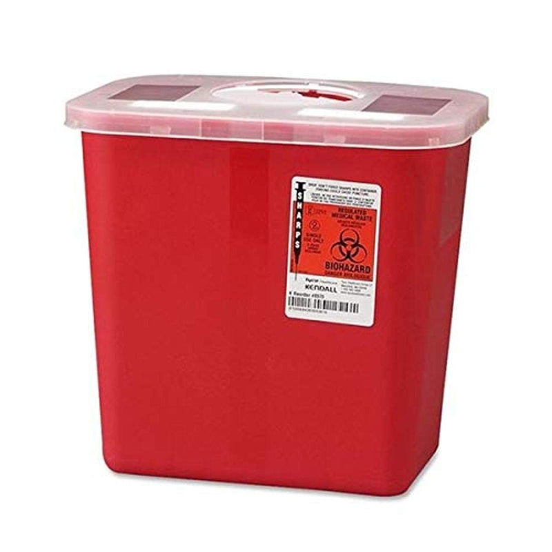 [Australia] - Sharps Multi-Purpose Containers with Rotor Lids, 2 Gallon 