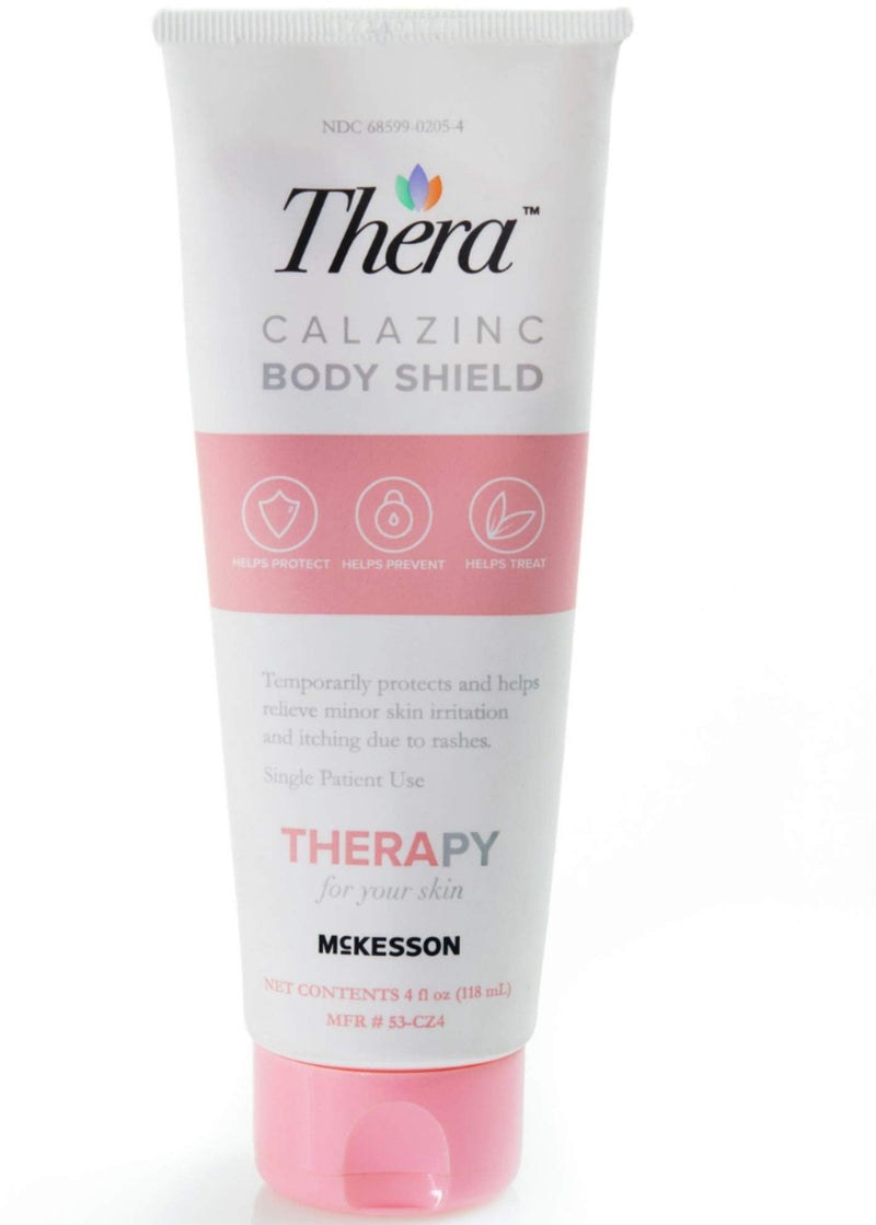 [Australia] - Thera Calazinc Body Shield, Relieves and Protects Skin from Minor Irritation, Chafing, and Itching - Formulated with Zinc Oxide + Calamine, 4 oz 4 Fl Oz (Pack of 1) 