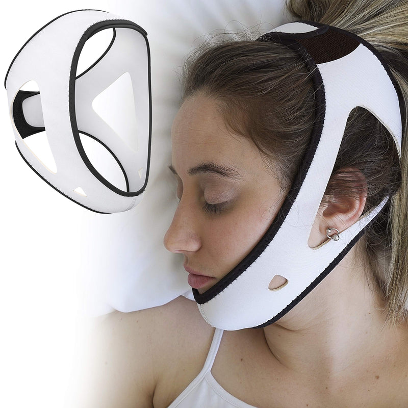 [Australia] - PrimeSiesta: Chin Strap for Snoring - Snore Stopper & Anti Snore Chin Strap for CPAP Users - Breathable, Flexible & Easily Adjustable with Eversoft Technology (Medium/Large) Medium/Large (Pack of 1) 