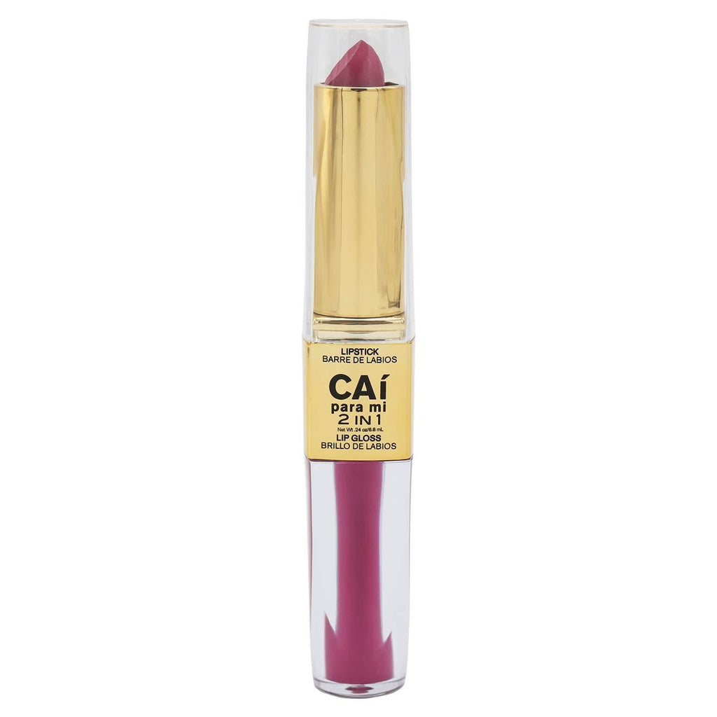 [Australia] - CAI Para Mi 2-in-1 Lipstick and Lipgloss - Fuschia 