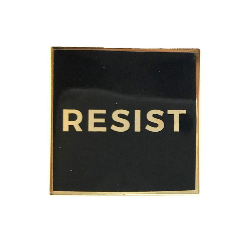 [Australia] - Resist Pin - Raised Fist - Resistance Political Lapel Pin - Feminism Feminist for T-Shirt Hat Jacket Hoodie Funny Gift 