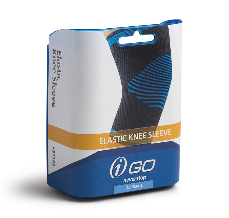 [Australia] - Elastic Knee Sleeve, Compression Knee Sleeve, Knee Brace, Left or Right (X-Large) X-Large 