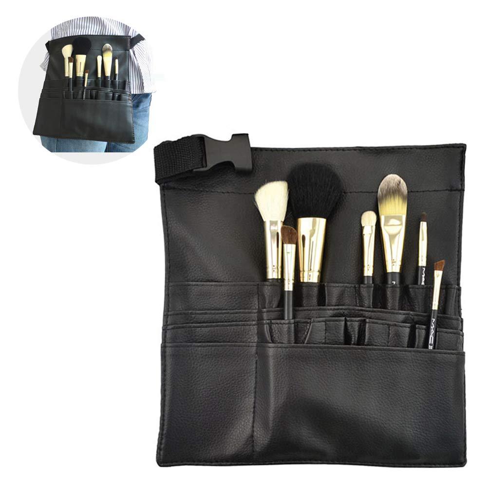 [Australia] - 22 Pockets Professional Cosmetic Makeup Brush Bag with Adjustable Belt Strap for Artist 