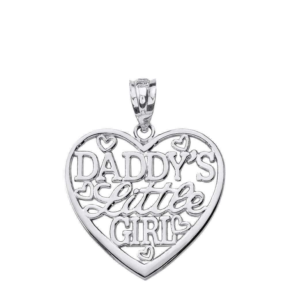 [Australia] - Beautiful 'Daddy's Little Girl' Heart Shaped Necklace Pendant sterling-silver 925-Sterling 